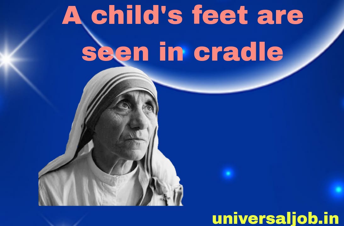 Story of A Child's feet are seen in Cradle